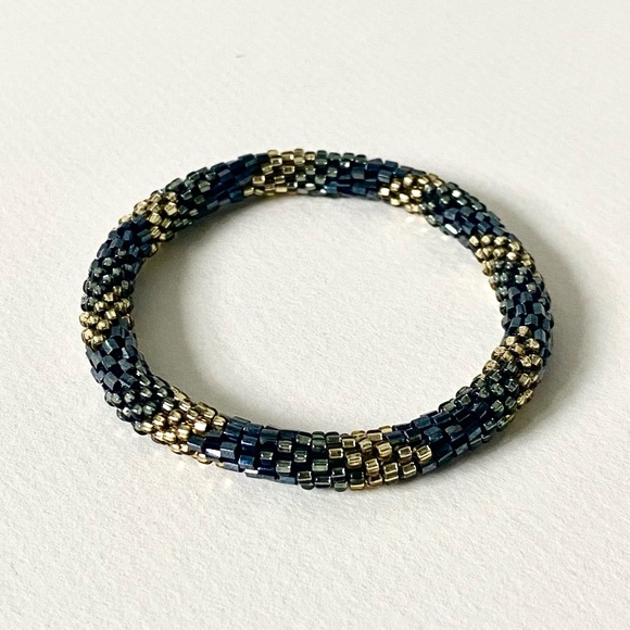 Grey/Gold mix Lily and Laura Bracelet - Picture 1 of 4